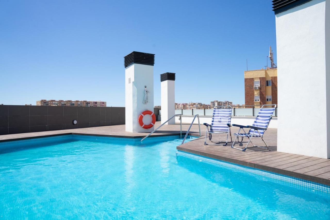 Central Premium Pool Terrace New 马拉加 外观 照片